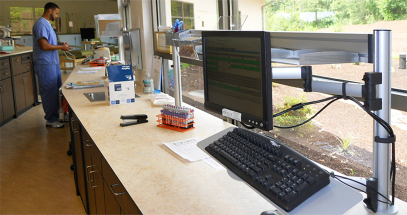 Adjust to your personal ergonomic profile to prevent neck, back and eye strain.