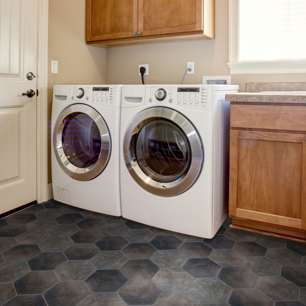 Sample – Capri Hex Nero Porcelain Floor and Wall Tile