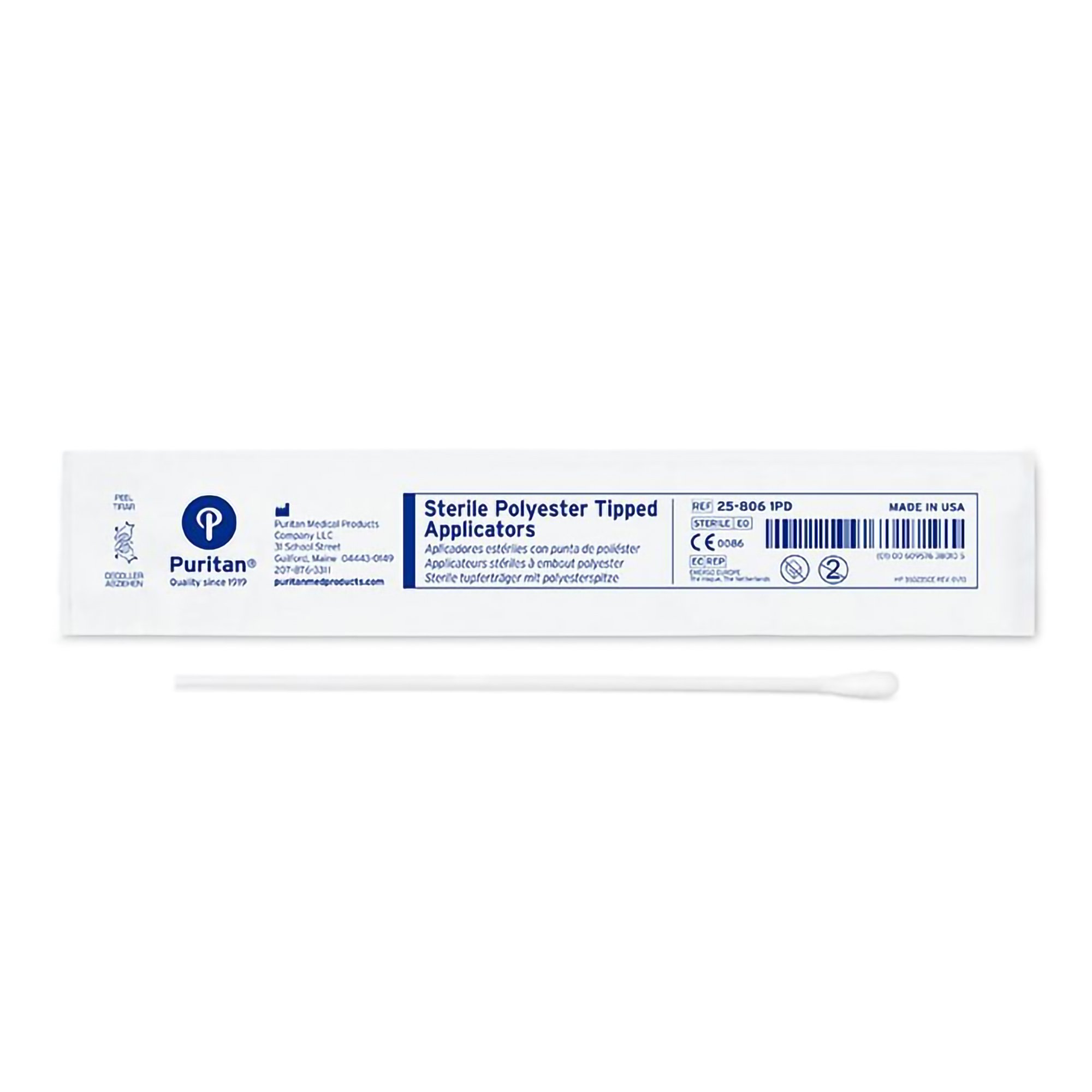 Puritan® Swabstick, 6-Inch Length