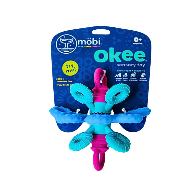 Okee Sensory Activity Toy, Silicone Teething & Fidget Toy