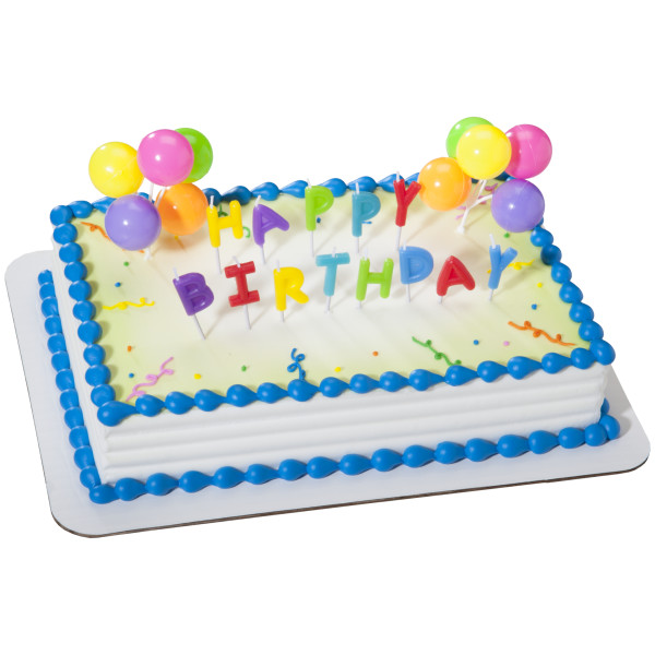 Happy Birthday Neon Candles DecoSet®
