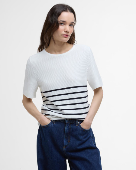 Ivy Striped Short-Sleeved Jumper