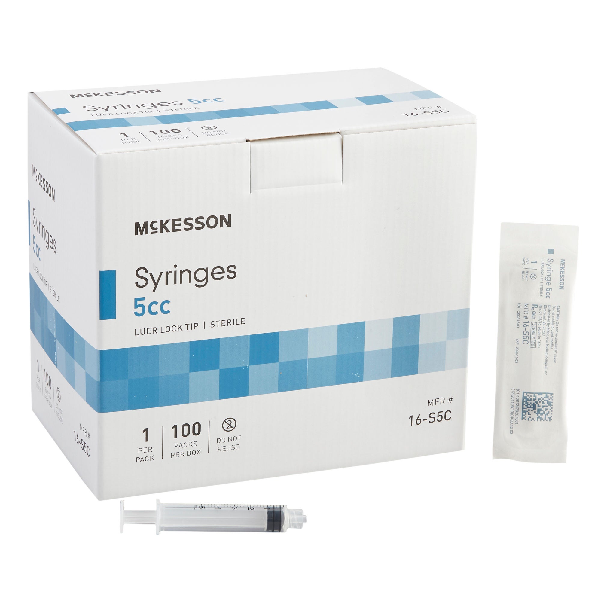 McKesson General Purpose Syringe, 5 mL