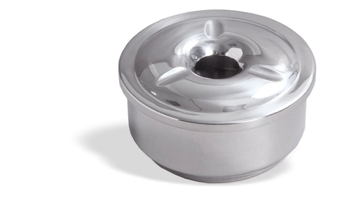 Water ashtray 11 cm stainless steel