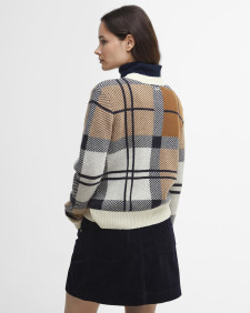 Brigitte Tartan Crew Neck Jumper 