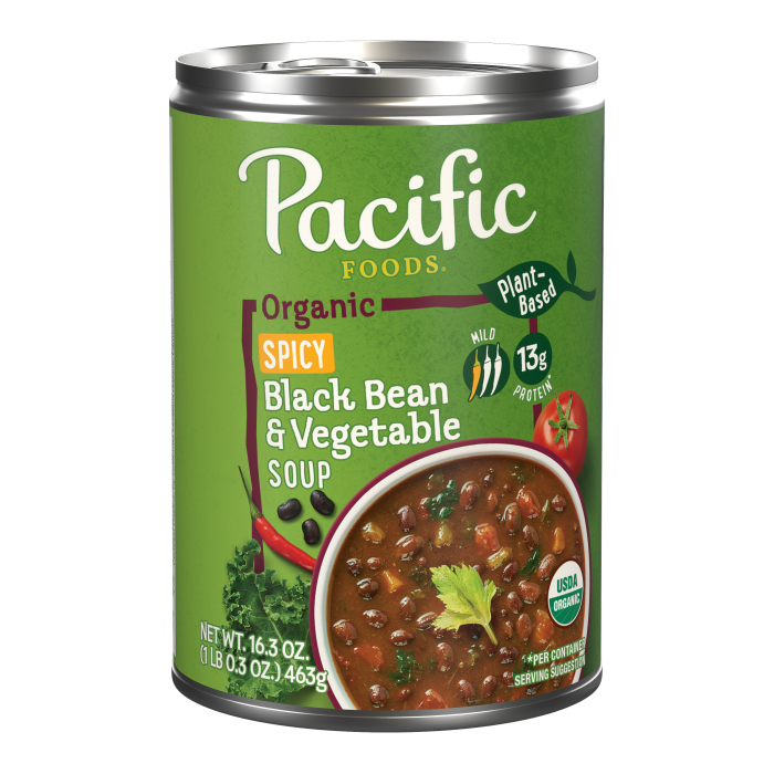 Organic Spicy Black Bean and Kale Soup