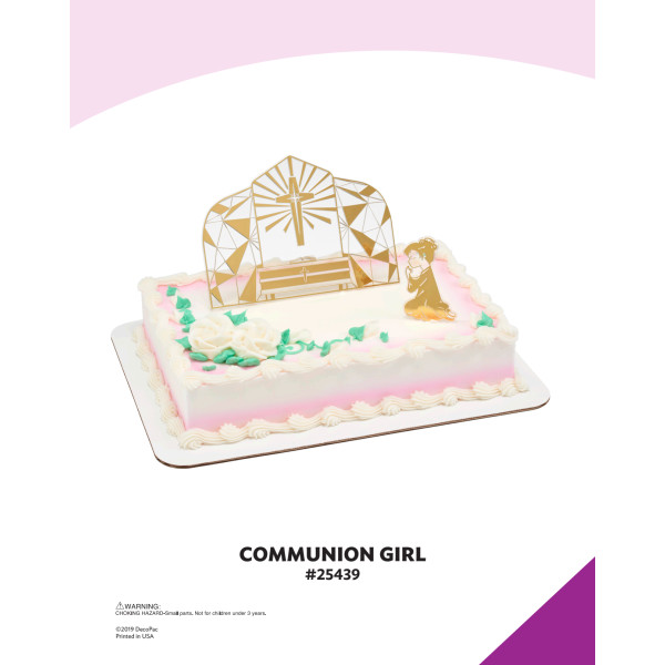 Communion Girl The Magic of Cakes® Icing Only Page