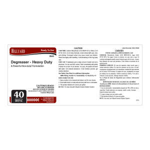 Label RTU Ars 1 840 Degreaser Heavy Duty