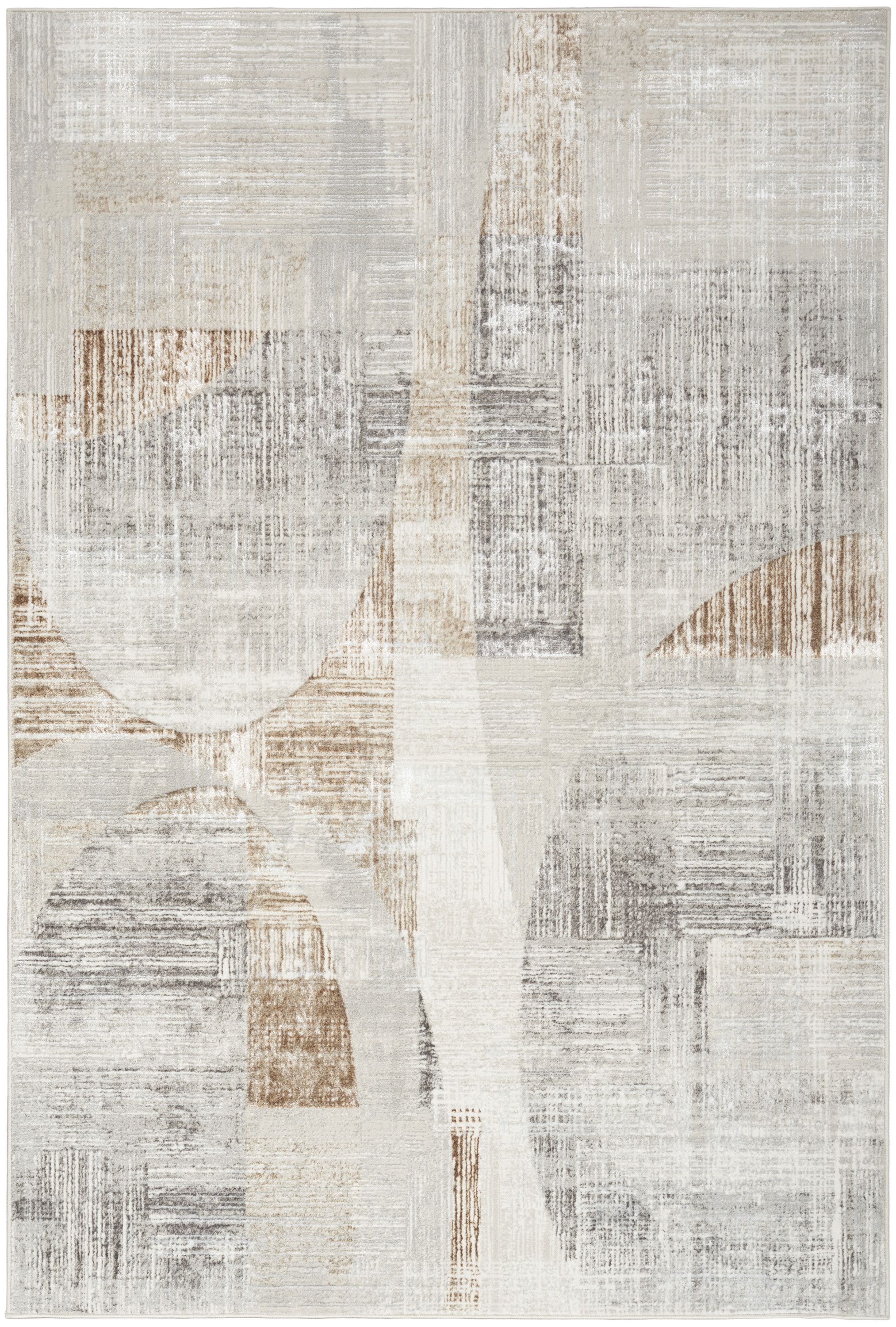 Nourison Sparkle 3'11" x 5'11" Grey Modern Indoor Rug
