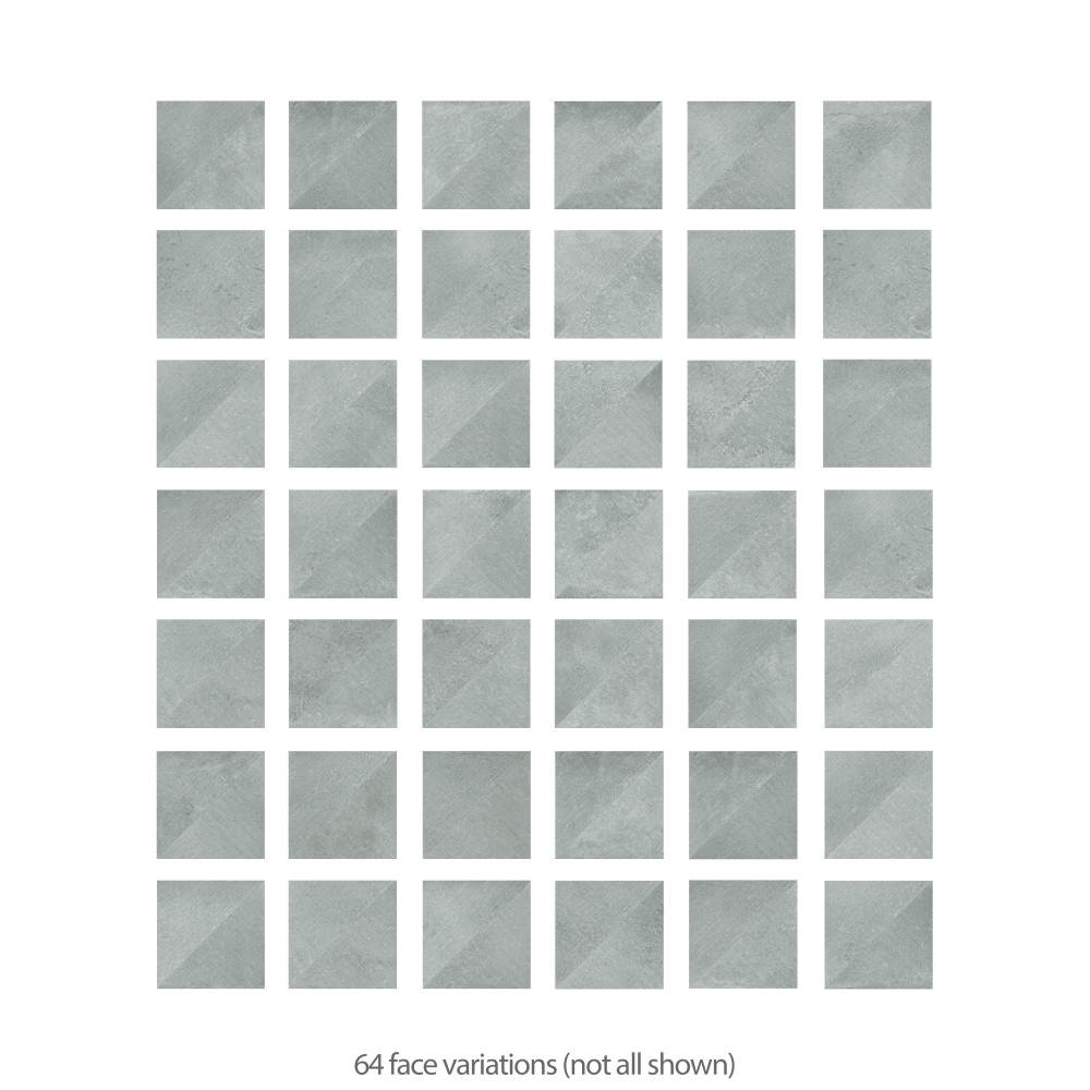 Atlas Rigato Grey 9-3/4 in. x 9-3/4 in. Porcelain Floor and Wall Tile