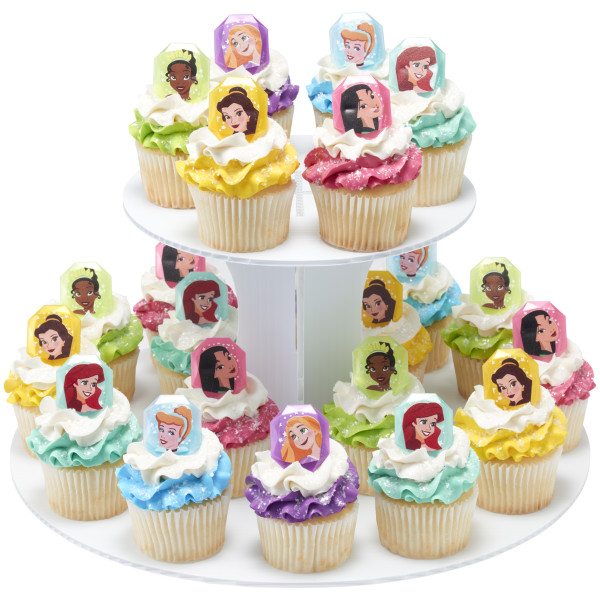 Disney Princess Characters Cupcake Rings
