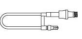 J-loop Microbore Extension Set