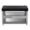 55-inch-wide 208-240-volt 4-pan humidity-controlled hot food display case