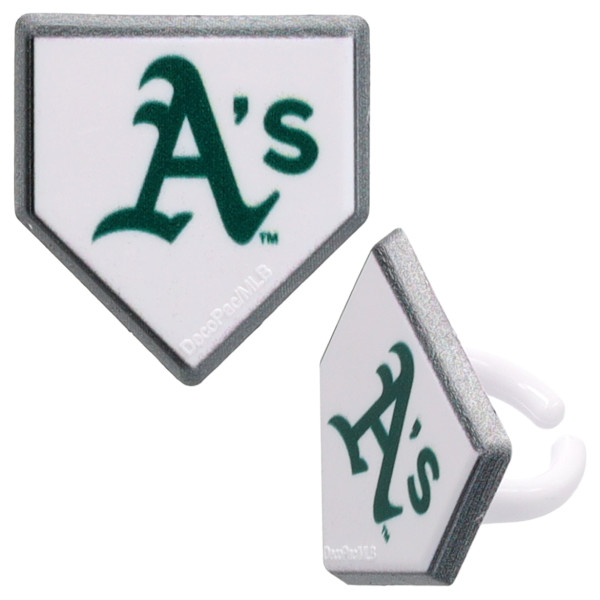 MLB® Home Plate Team Logo Cupcake Rings