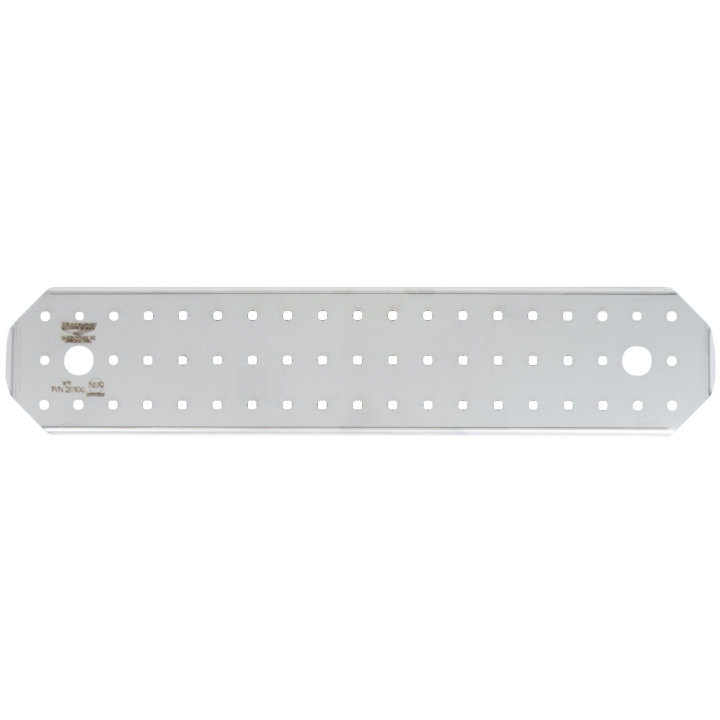 Half-long-size Super Pan V® stainless steel false bottom