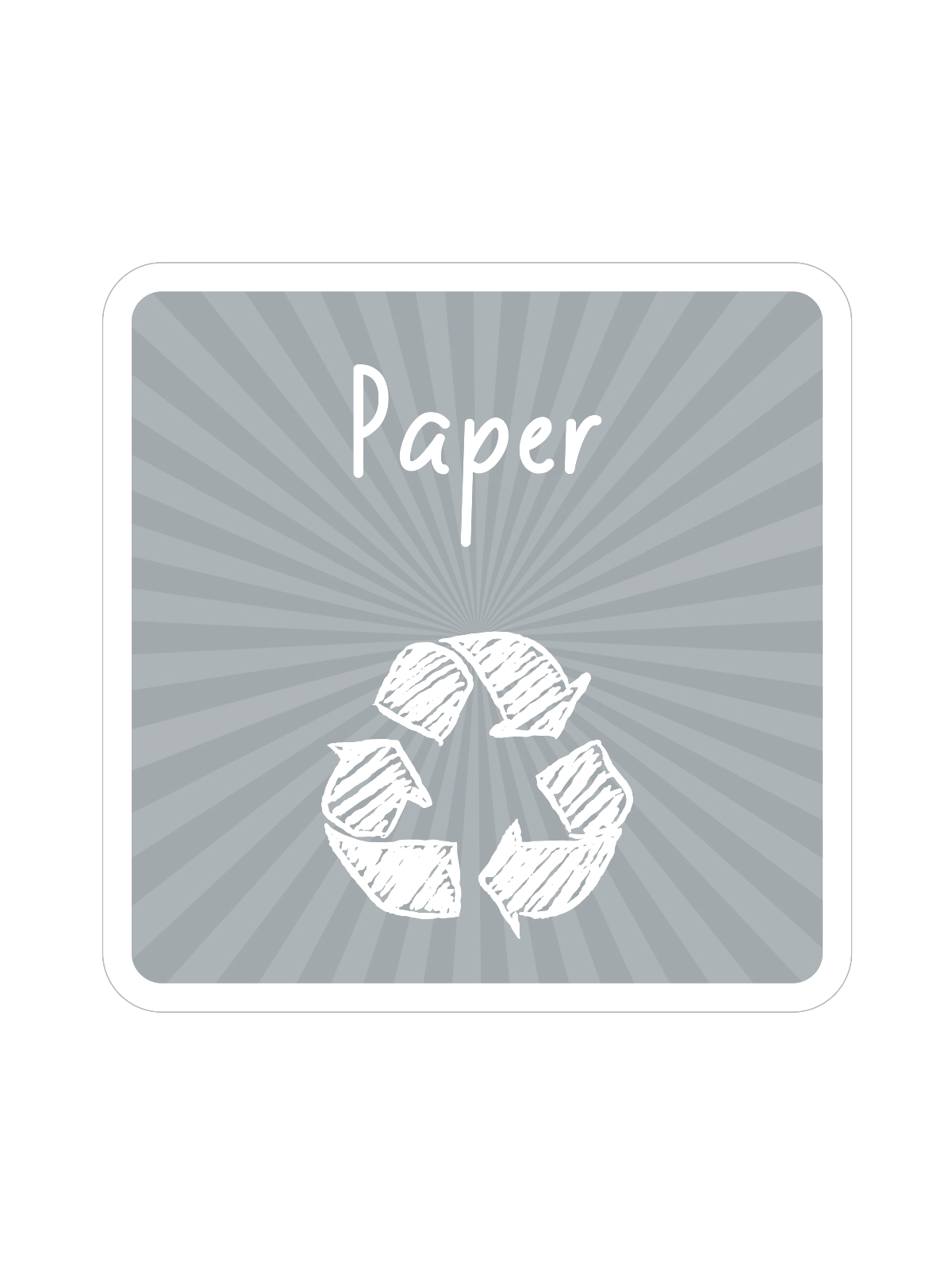 MOSAIC – Label – Paper – Grey