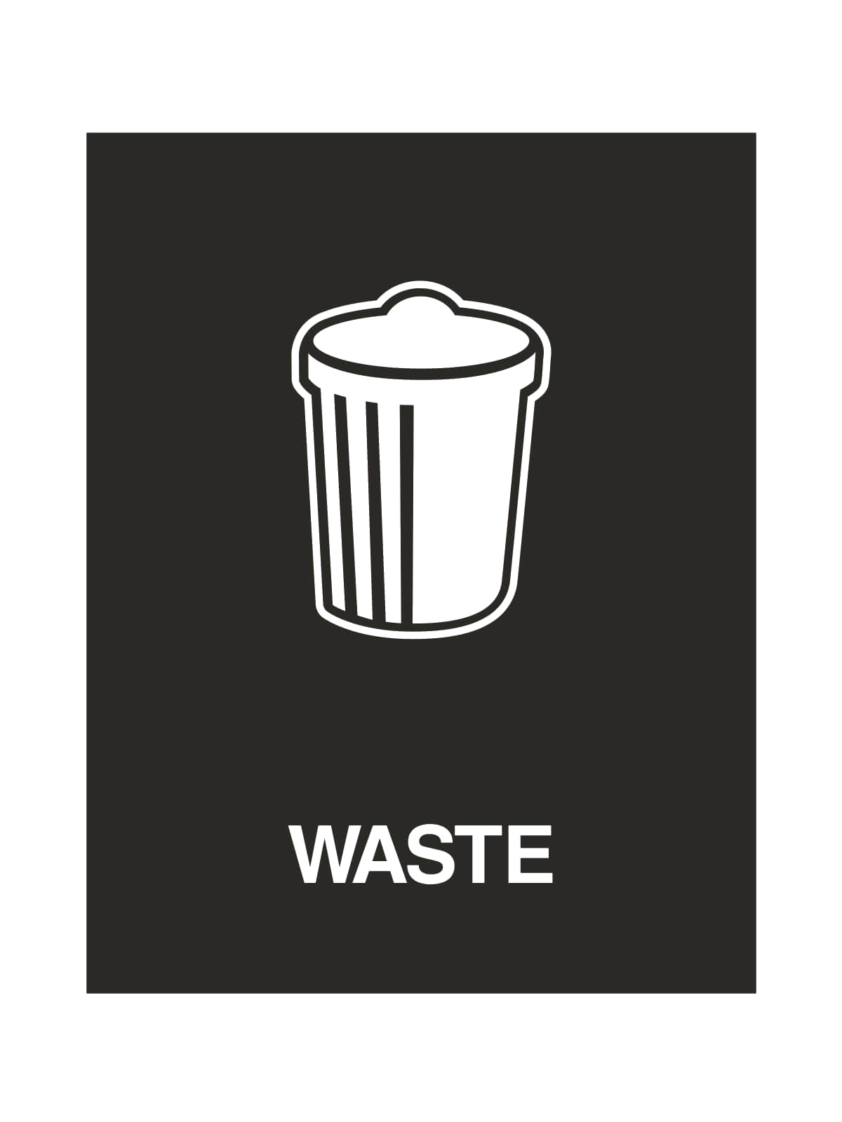 ASPYRE – Sign – Waste – Black