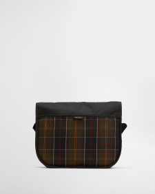 Field Waxed Riever Crossbody Bag Sage