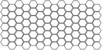 Unglazed Mosaics – Options Ice White 2″ Hexagon Mosaic Matte
