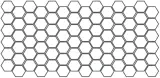 Unglazed Mosaics – Options Ice White 2″ Hexagon Mosaic