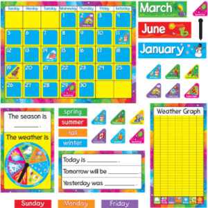 Year Around Calendar Bulletin Board Set