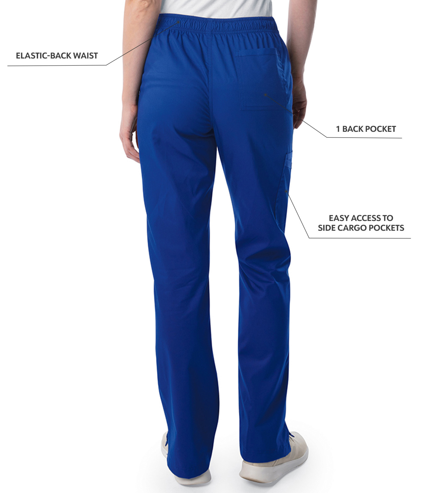 Landau Proflex Women's StraightLeg Cargo Scrub Pants (2042) Landau