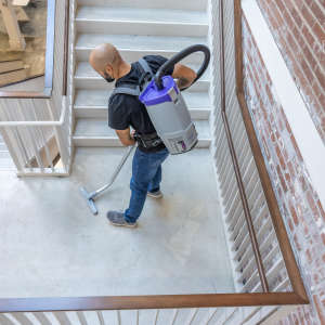 ProTeam, GoFit 6 Cordless 8Ah w/ Xover Multi-Surface Telescoping Wand Tool Kit, 14", Backpack Vacuum