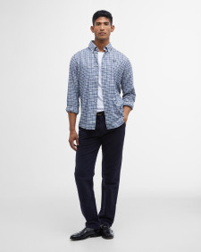 Finkle Tailored Long-Sleeved Shirt Classic Navy