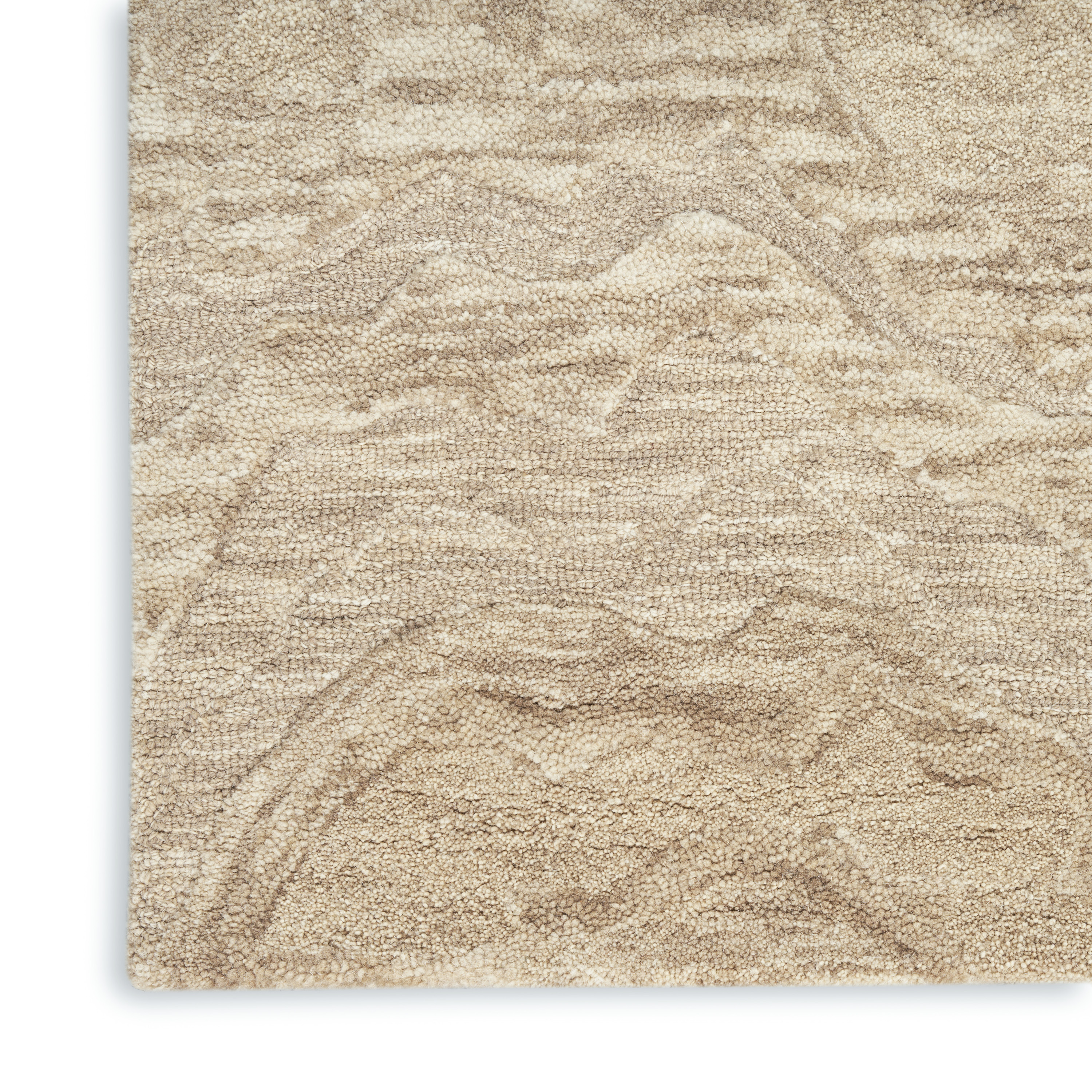 Nourison Graceful 2'3" x 7'6" Taupe Modern Indoor Rug