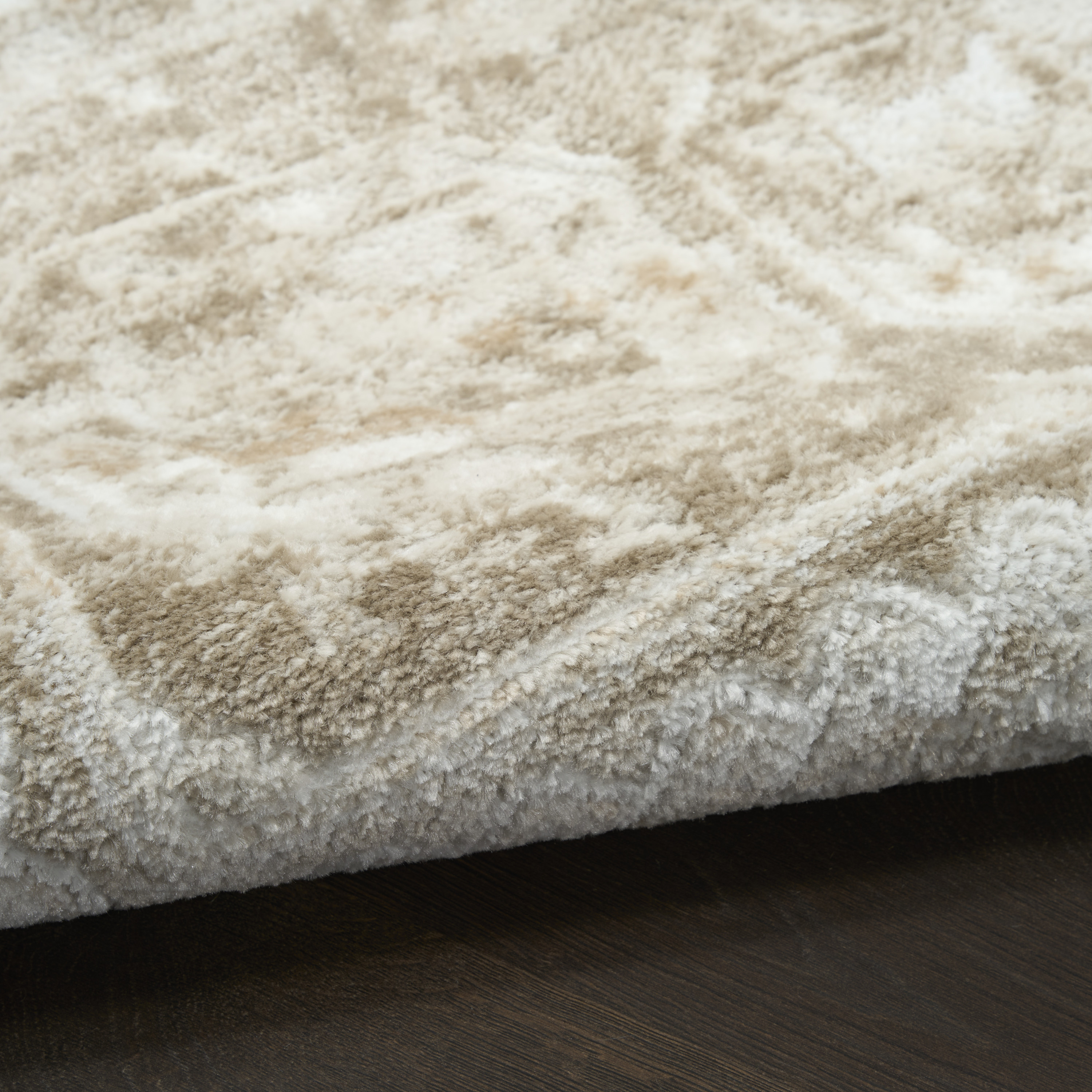 Nourison Dekor 7'10" x 9'10" Ivory Taupe Vintage Indoor Rug