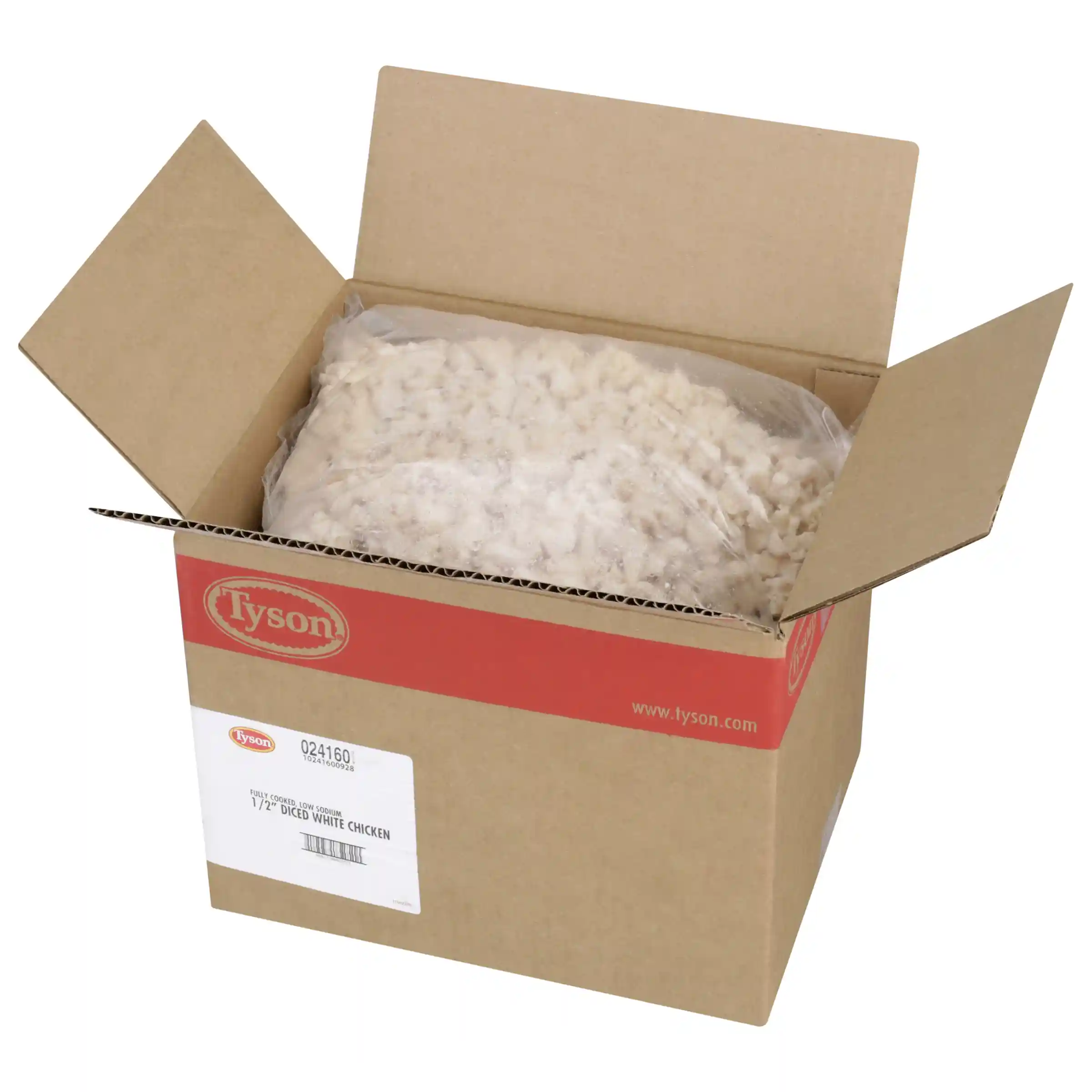 Tyson® All Natural* Low Sodium Fully Cooked Unbreaded Diced White Meat Chicken, 0.5”_image_4