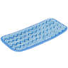 Rubbermaid Commercial, HYGEN, Microfiber Hook & Loop Mop, 11"W, Blue