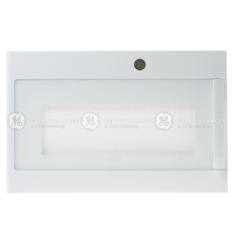 DOOR WITH FLAT GE LOGO - WHITE