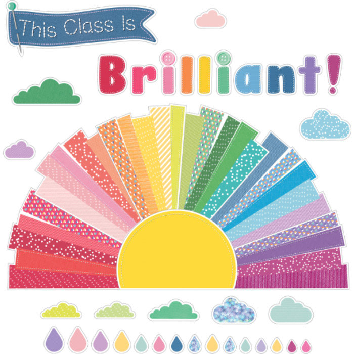 Crafty and Cool This Class Is Brilliant! Bulletin Board Set, 69 Pieces