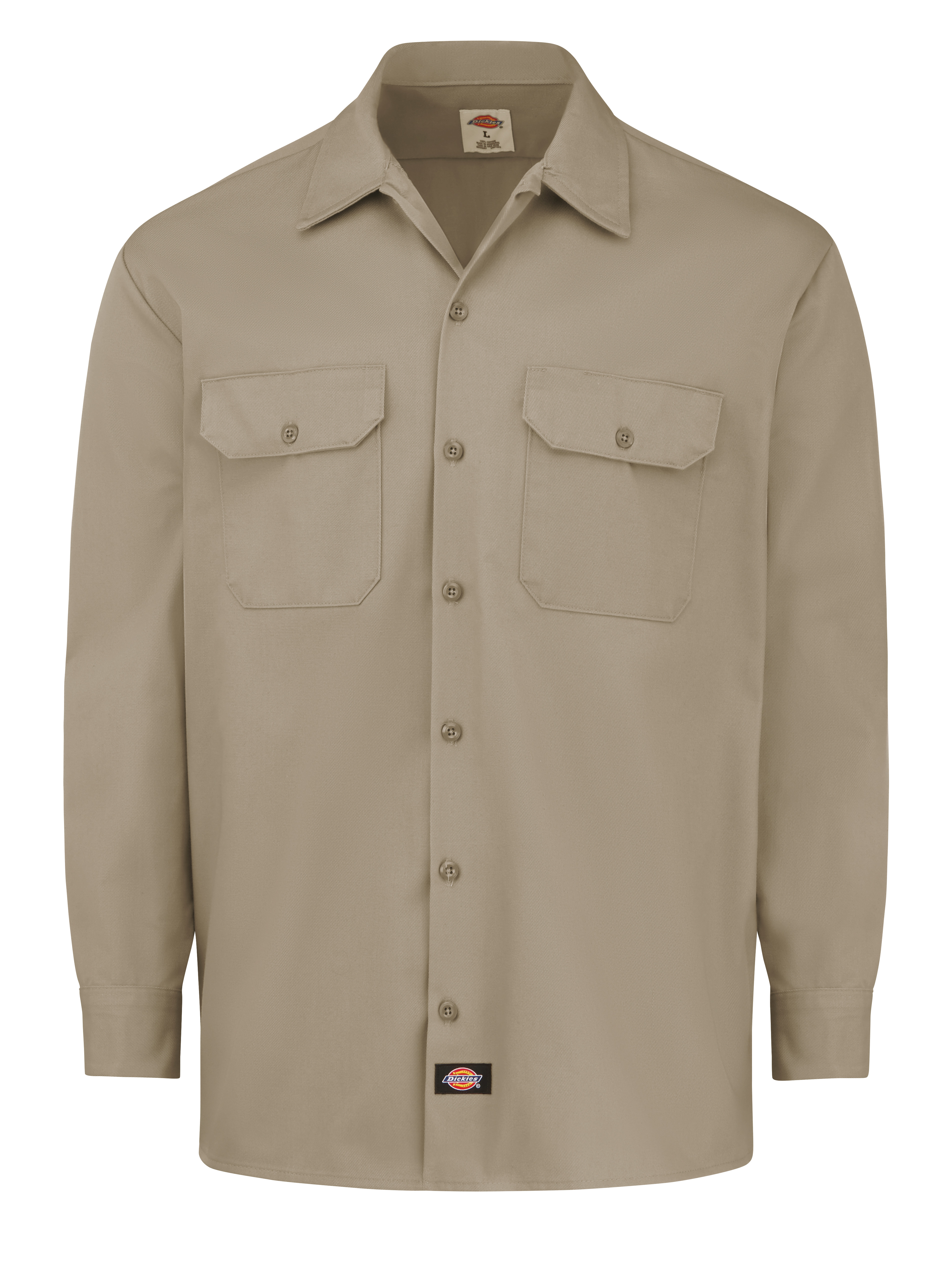 Men‘s Industrial Heavyweight Twill Long-Sleeve Shirt-Dickies
