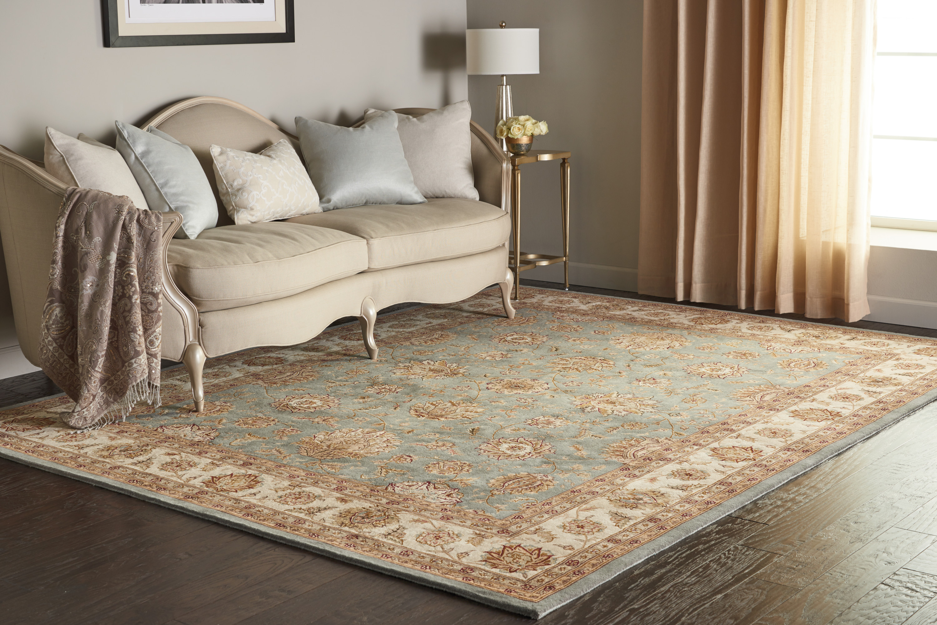 Nourison Nourison 2000 7'9" x 9'9" Blue Traditional Indoor Rug