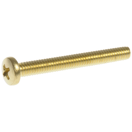 Brass Pan Head Phillips Machine Screw #8-32 x 2-1/2
