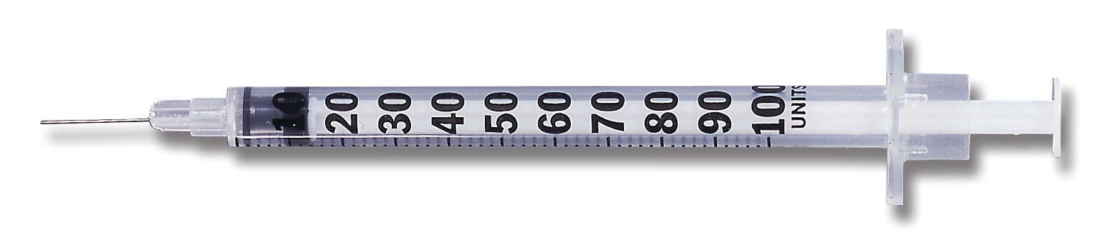 PrecisionGlide™ 1 mL Tuberculin Syringe with Needle, 21 Gauge, 1 Inch