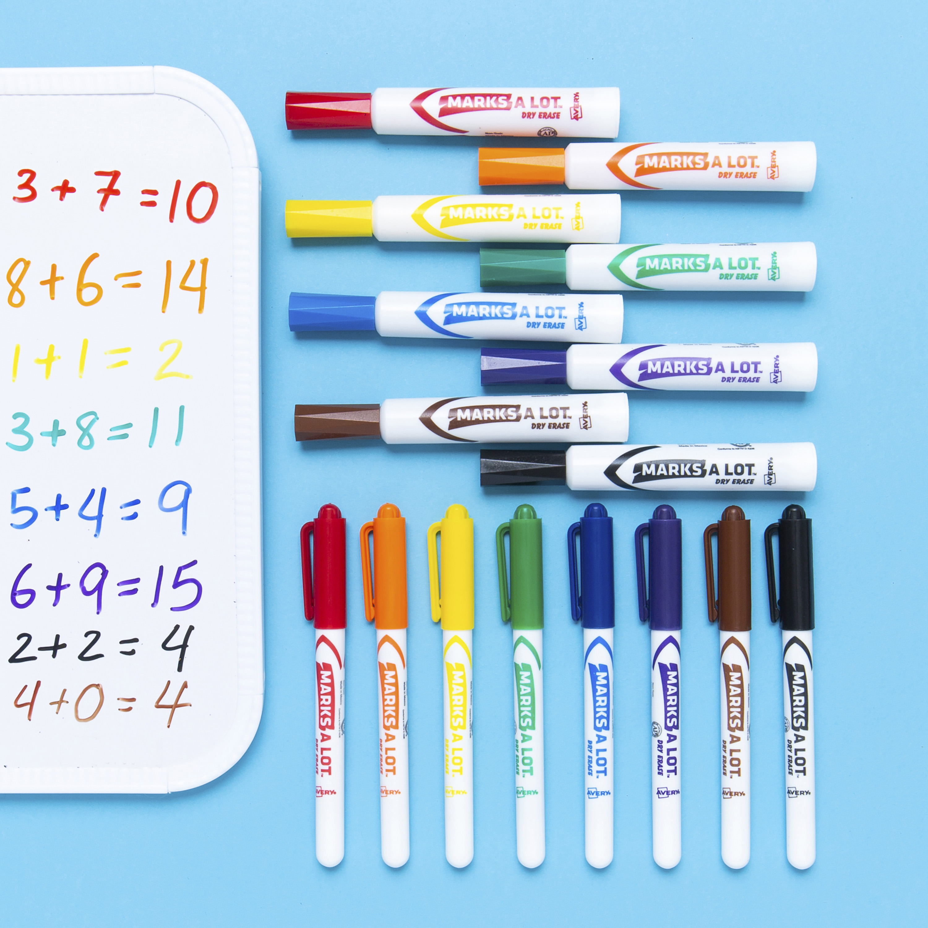 Desk-Style Dry Erase Markers