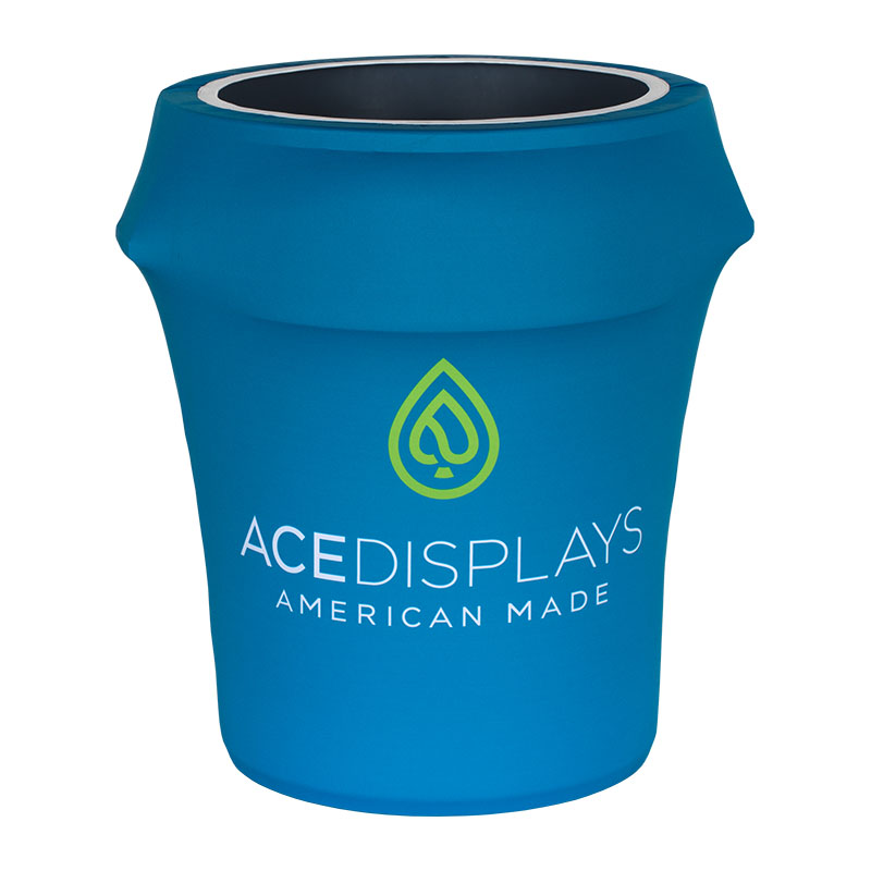 55 Gallon Trash Can Custom Graphic