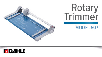 Dahle 507 Personal Rotary Trimmer Video