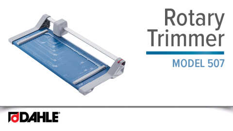 Dahle 507 Personal Rotary Trimmer Video