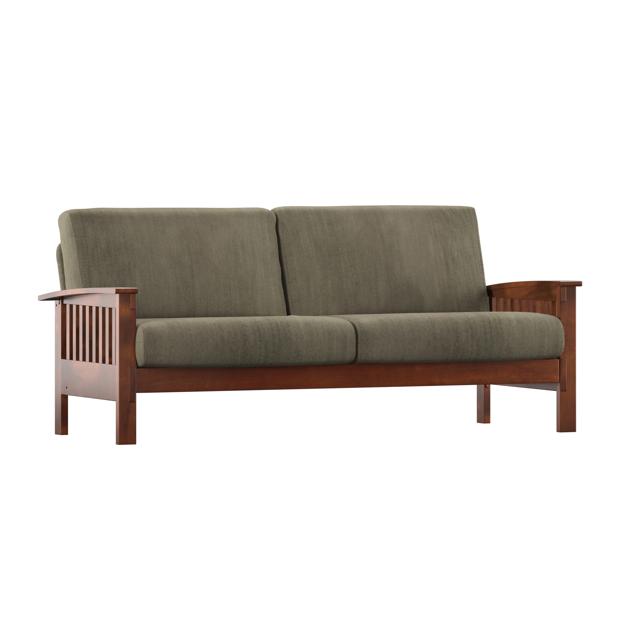 Mission-Style Wood Sofa