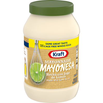 Kraft Mayonnaise with Lime Juice, 30 fl oz Jar