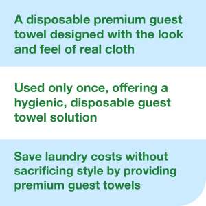 Tork, LinStyle Valet Guest Towel, Napkins, 1 ply, White