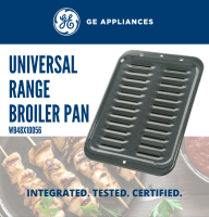 Universal Range Broiler Pan — Model #: WB48X10056 Universal Range Broiler Pan — Model #: WB48X10056