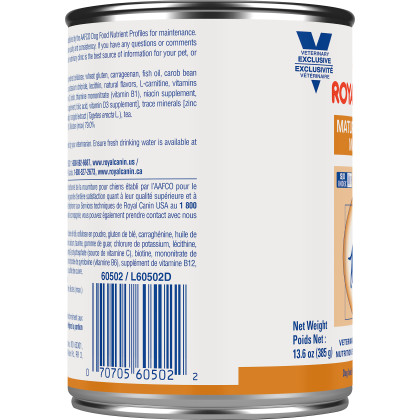 Royal Canin Veterinary Diet Canine Mature Consult Canned Dog Food