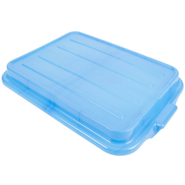 Traex® Color-Mate snap-on “ICE ONLY” food storage box lid in blue