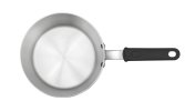 3 ¾-quart Wear-Ever® tapered aluminum saucepan with natural finish and silicone handle