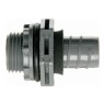 1 Inch, Straight, One-Piece Liquidtight Non-Metallic Fitting, CSA, UL E32447, Temperatures up to 60 Degrees C, PVC, In Carton, Grey